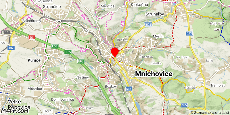 Mapa k akci Po stopách kocoura Mikeše