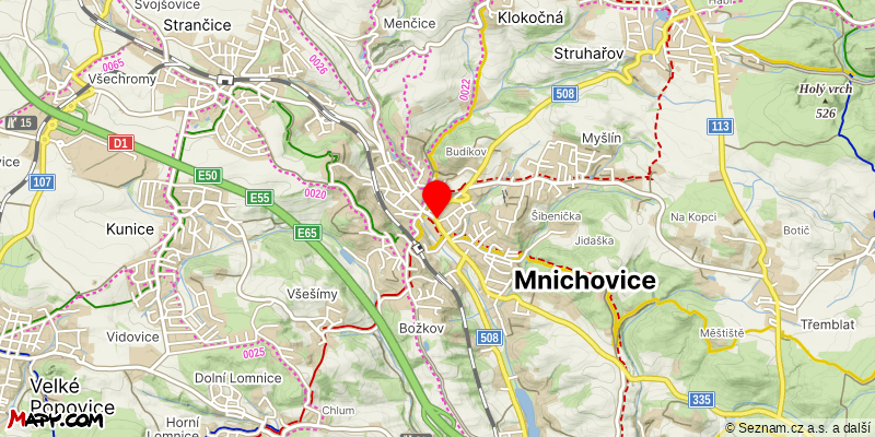 Mapa k akci Po stopách kocoura Mikeše